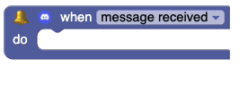 when message received do if (condition) do